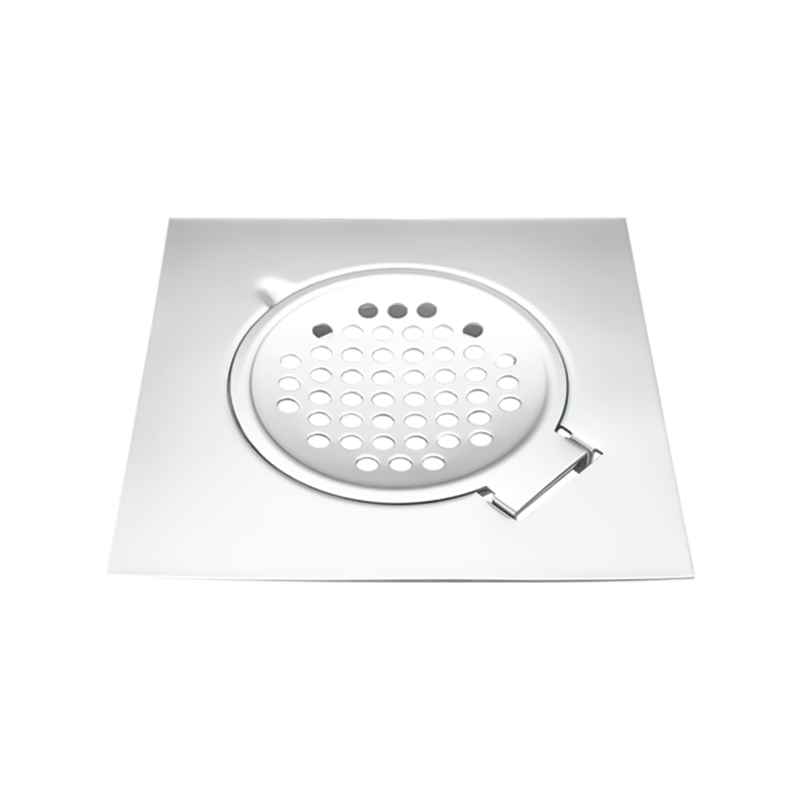 SZ111-20 200x200mm Large drainage volume stainless steel floor drain airproof with turning grate	