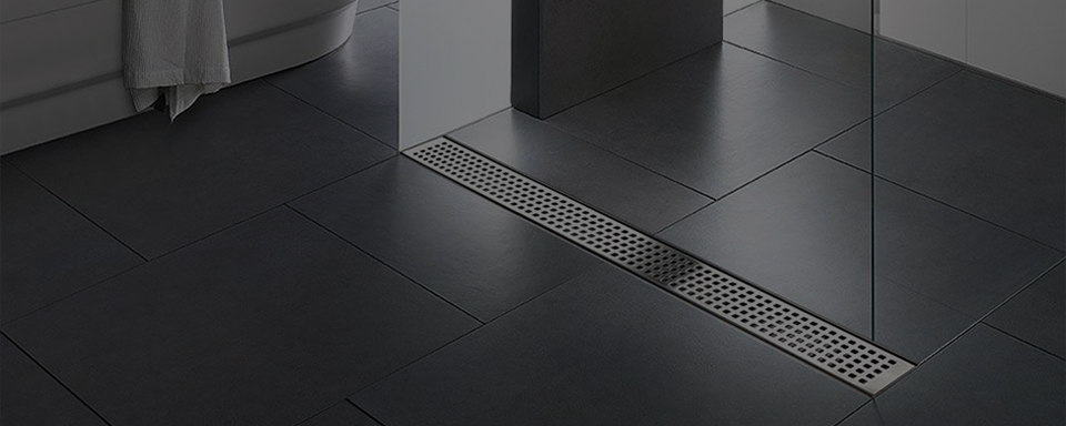 Stainless steel linear drain
