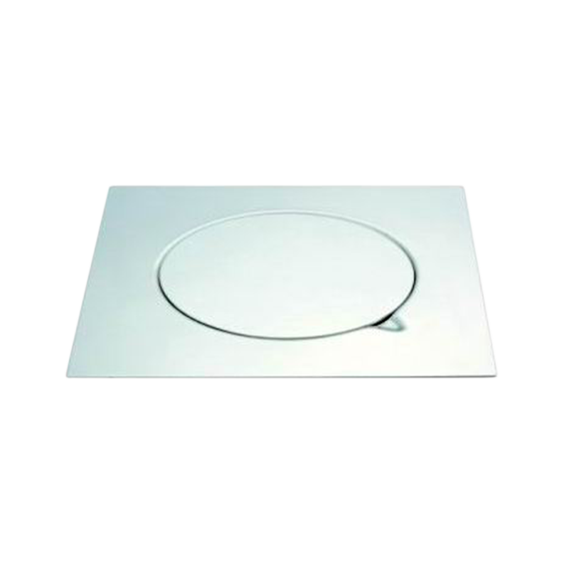 SZ104-20  200x200mm Stainless steel fountain washing machine floor drain rubber cover with screwed grate