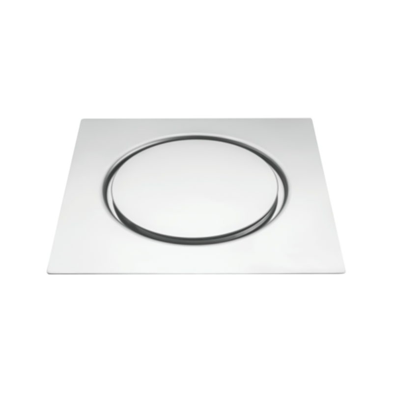 SZ105-20  200x200mm Stainless steel balcony roof floor drain rotate cover with screwed grate and cover with central screw