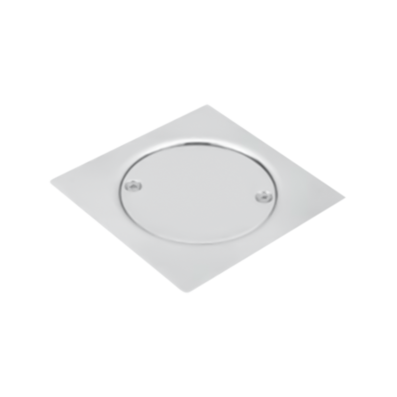SZ107-10   100x100mm Stainless steel shower area kitchen floor drain clean-out with screwed cover