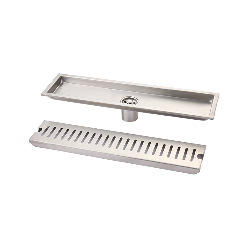 SZ1625 Customization size stretching stainless steel linear drain for shower kitchen bathroom floor waste drain strainer