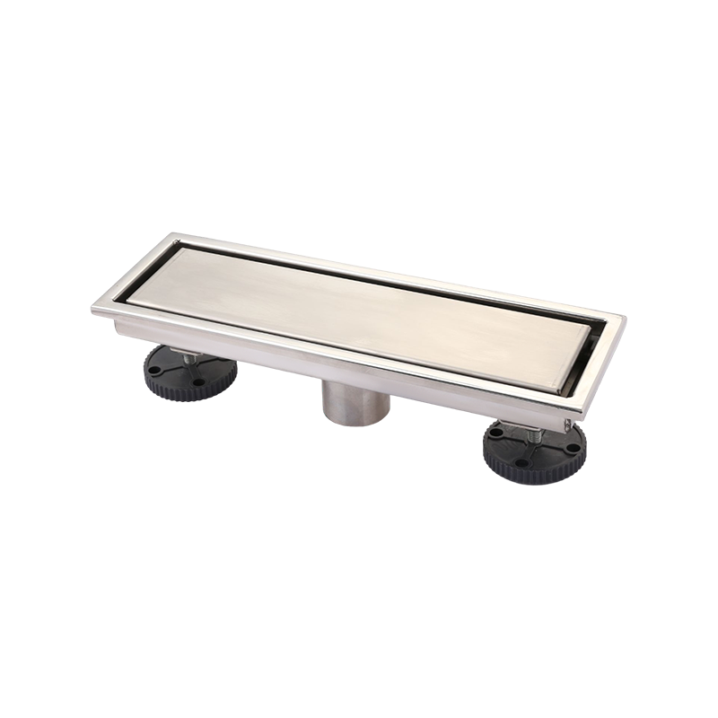 SZ1604  SZ1624 80mm / 100mm /120mm Width stainless steel linear drain for tile and marble edgefold