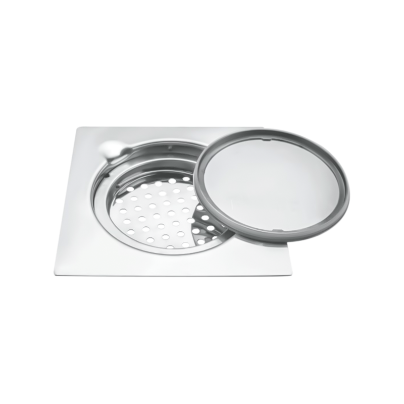 SZ110-15  150x150mm Stainless steel balcony floor drain airproof with grate and airproof cover