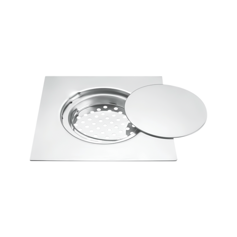 SZ110-20  200x200mm Stainless steel kitchen floor drain airproof with grate and airproof cover