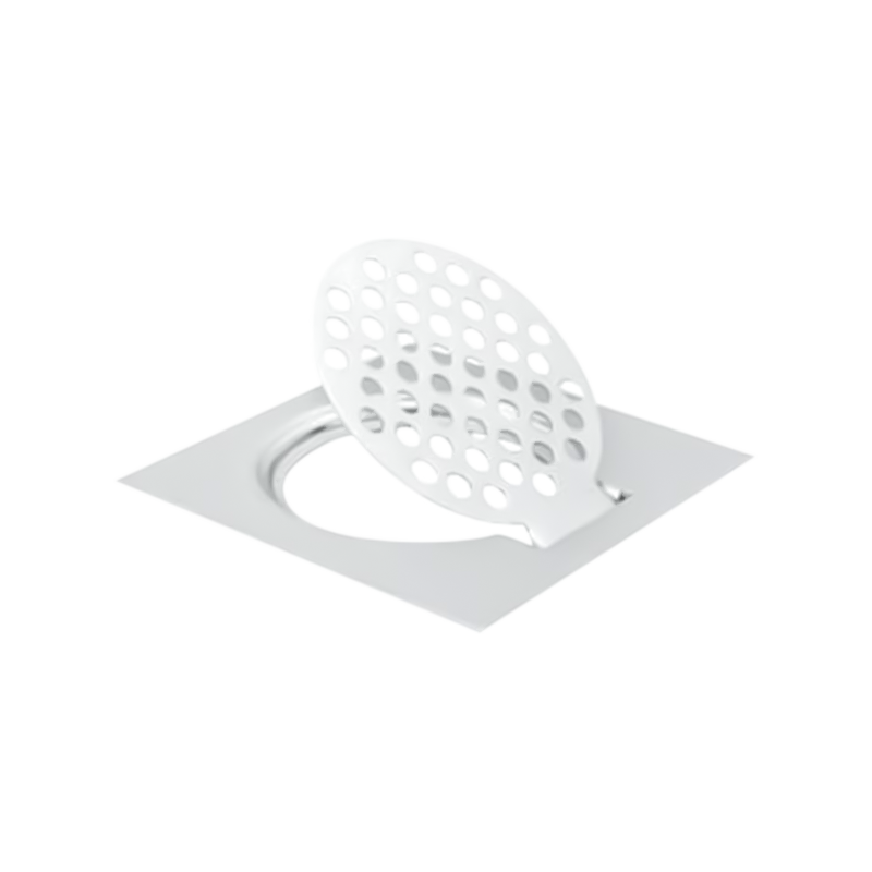 SZ111-15  150x150mm Stainless steel shower area floor drain airproof with turning grate