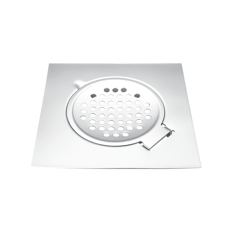 SZ111-20 200x200mm Large drainage volume stainless steel floor drain airproof with turning grate	