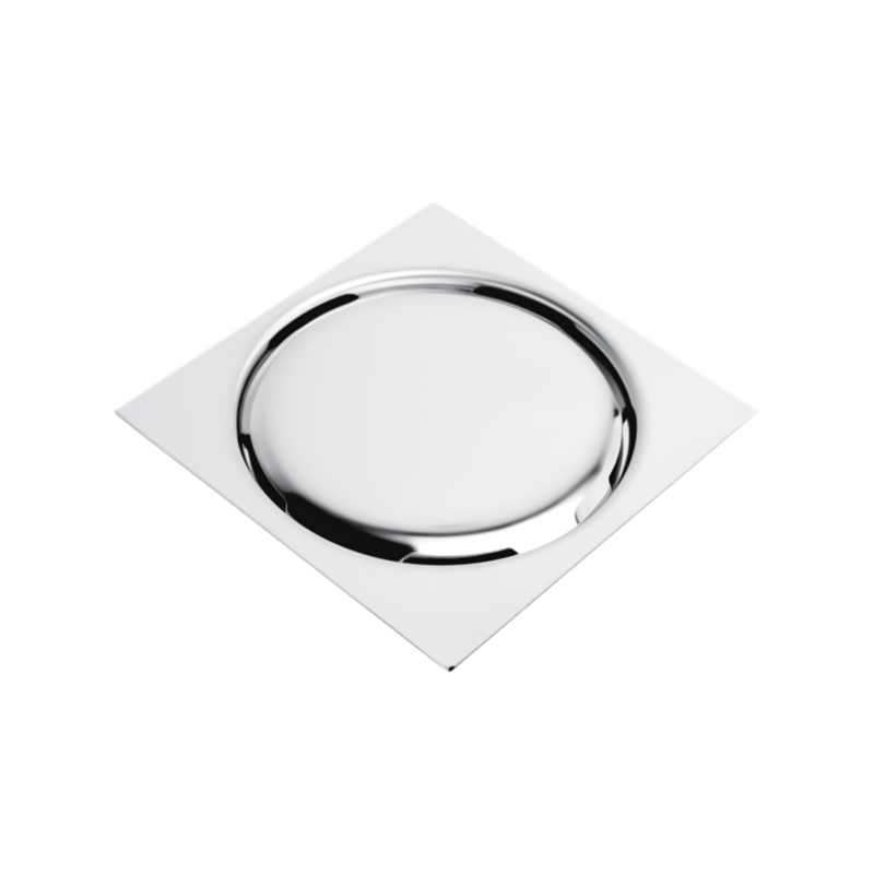 SZ112-12  120x120mm Fast drying stainless steel floor drain airproof with screwed grate and cover plate