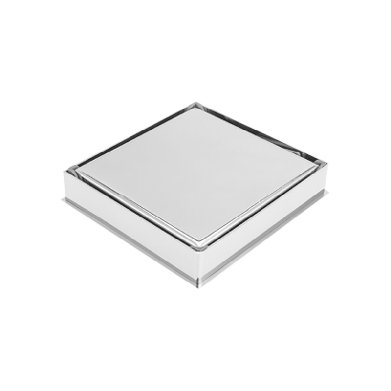 SZ117-15A   150x150mm 6" x 6" Reversible tile holder stainless steel tile drain pvc base with removeable cover and ABS mesh