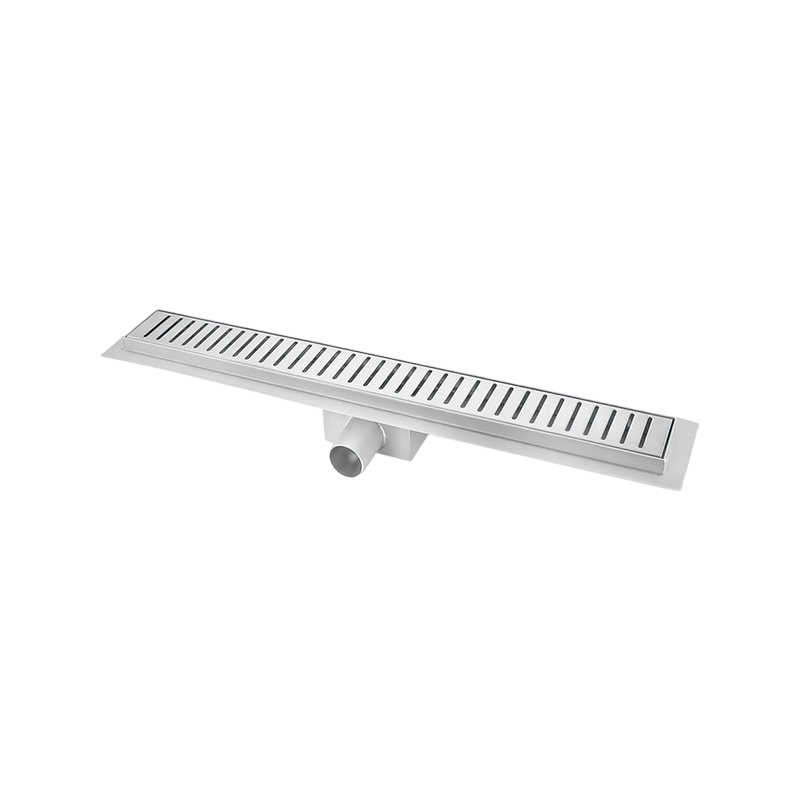 SZ1602  AISI304 Easy installation side outlet stainless steel linear drain