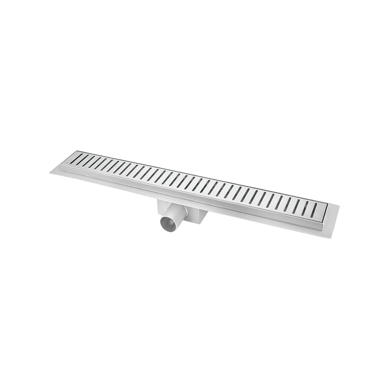 SZ1602  AISI304 Easy installation side outlet stainless steel linear drain