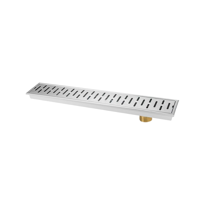 SZ1611   AISI304 Stainless steel linear drain for shower kitchen bathroom floor waste drain strainer brass siphon side