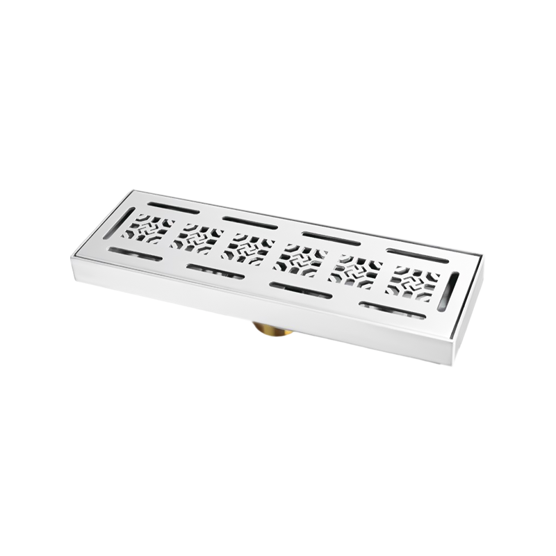 SZ1614   Stainless steel linear drain satin finished