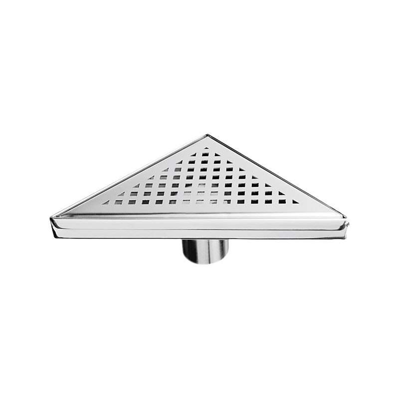 SZ1502 Stainless steel linear drain triangle for shower kitchen bathroom floor waste drain strainer All size accepted by custom