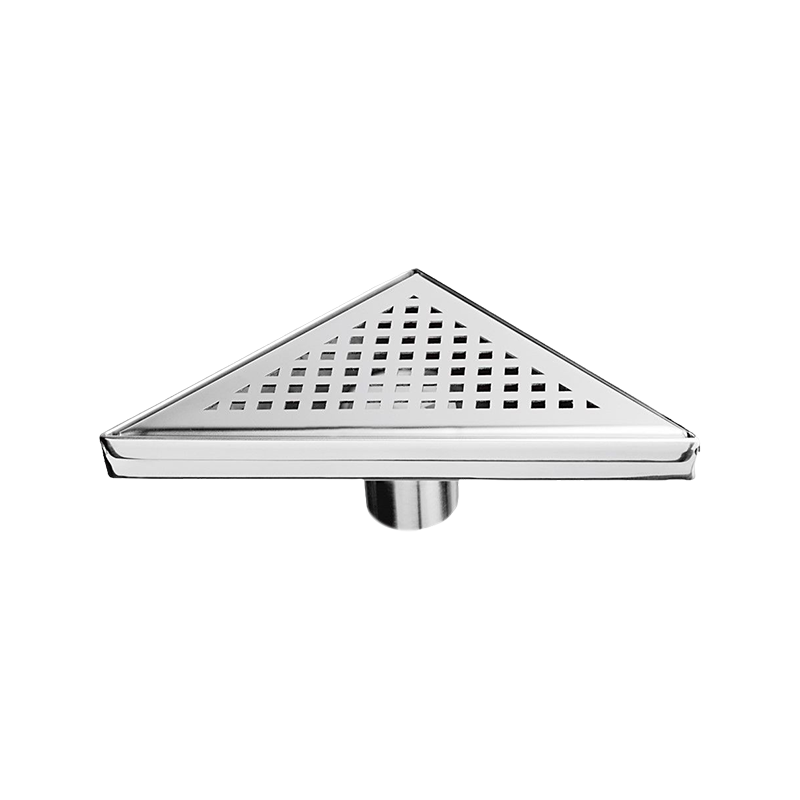 SZ1502 Stainless steel linear drain triangle for shower kitchen bathroom floor waste drain strainer All size accepted by custom